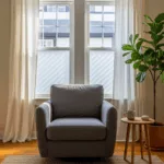 Peaceful therapy office setting representing specialized trauma therapy treatment space