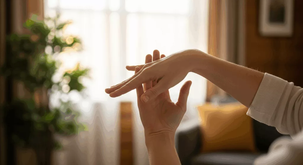 EMDR therapy session for caregivers showing therapeutic techniques for treating dissociation