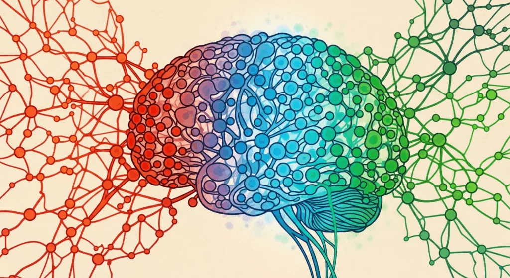 Neural pathway healing representing EMDR for complex PTSD treatment in caregivers