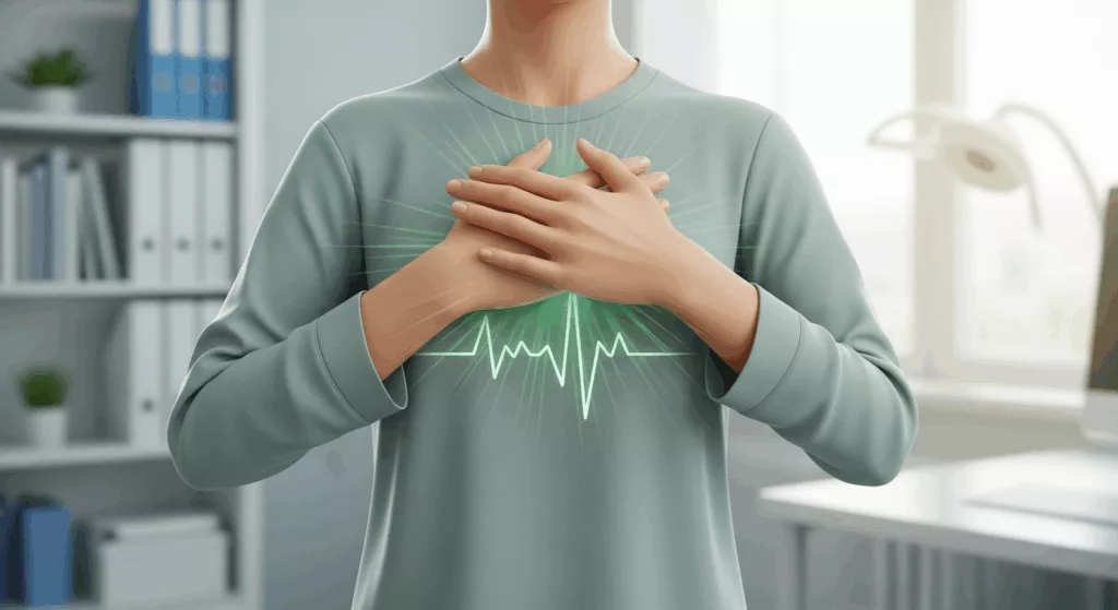 Illustration of empath boundary setting techniques using heart-centered self-advocacy approach