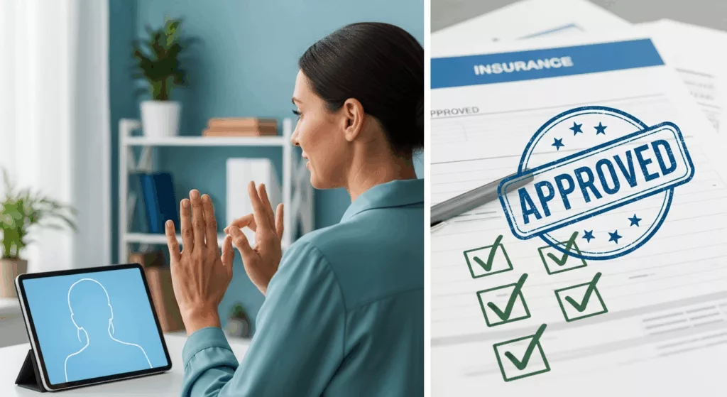 EMDR therapy insurance Florida coverage showing telehealth session and approved benefits