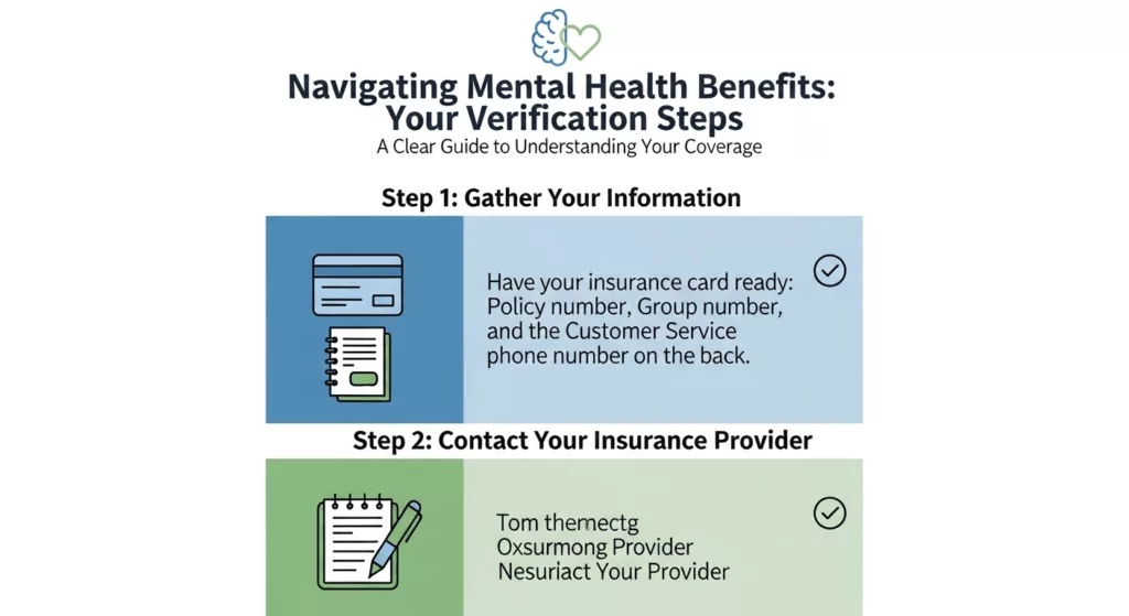 Step-by-step guide for verifying trauma therapy insurance coverage and mental health benefits