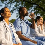 Healthcare workers finding peace during trauma recovery for healthcare workers treatment