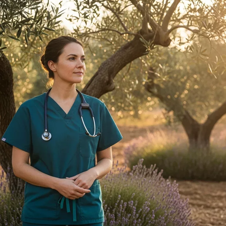 Healthcare professional representing childhood trauma healthcare careers and wounded healer journey